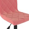 vidaXL Sedie da Pranzo Girevoli 2 pz Rosa in Velluto