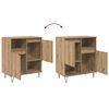vidaXL Credenza 3 pcs Rovere artigianale 60 x 35 x 70 cm