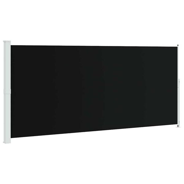 vidaXL Tenda Laterale Retrattile per Patio 220x500 cm Nera