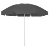 vidaXL Ombrellone da Spiaggia Antracite 240 cm