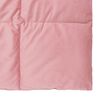 vidaXL Duvet Estivo Trapuntato Rosa 200 x 220 cm Microfibra