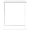 vidaXL Tavolino da Salotto Bianco 55x35x66 cm in Legno Multistrato