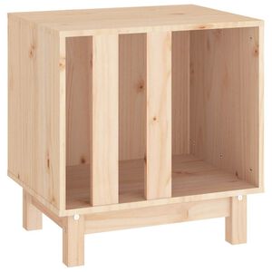 vidaXL Casetta per Cani 50x40x52 cm in Legno Massello di Pino