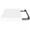 vidaXL Scaffali a Parete 4 pz Bianchi 40x23x3,8 cm in MDF