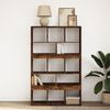 vidaXL Libreria Rovere Fumo 100x33x156,5 cm in Truciolato
