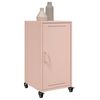 vidaXL Credenza Rosa 36x39x72 cm in Acciaio