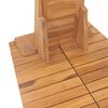 vidaXL Doccia da Giardino in Legno Massello di Teak 70x75x204cm