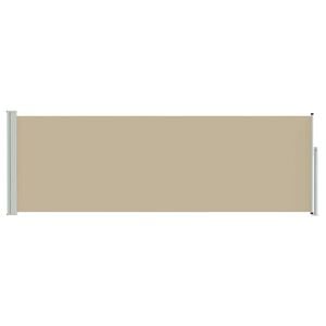 vidaXL Tenda laterale retrattile Beige 300 x 100 cm Poliestere