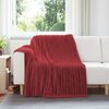 vidaXL Coperta Rosso Bordeaux 200 x 150 cm Panno