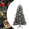 vidaXL Albero di Natale artificiale con 150 LED Verde 150 cm