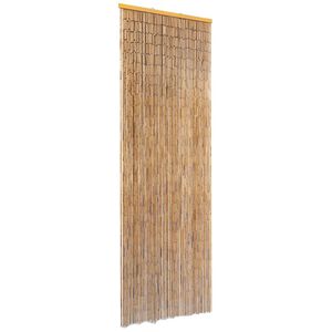 vidaXL Tenda antinsetti per porta di camper in Bamb&ugrave; 56x185 cm