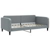 vidaXL Letto da Giorno Grigio Chiaro 100x200 cm in Tessuto