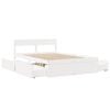 vidaXL Letto senza Materasso Bianco 120x190 cm Legno Massello di Pino