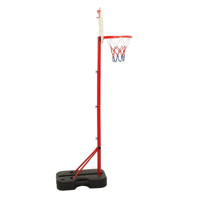 vidaXL Set Gioco da Basket Portatile Regolabile 138,5-166 cm