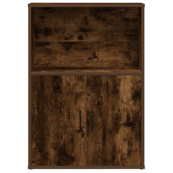 vidaXL Libreria Rovere Fumo 60x24x85 cm in Truciolato