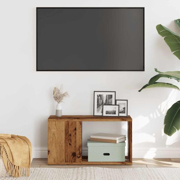 vidaXL Mobile Porta TV Legno Antico 60x24x32 cm in Truciolato