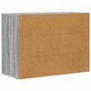 vidaXL Credenza Grigio Sonoma 80.5 x 35 x 59 cm Legno multistrato