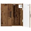 vidaXL Armadio per Dartboard HAARLEM Legno antico Legno ingegnerizzato