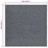 vidaXL Tappeto Corsia Acchiappa Polvere 100x100 cm Grigio