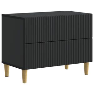 vidaXL Armadio da Notte Nero 62 x 34,5 x 48 cm Legno ingegnerizzato
