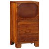 vidaXL Porta telefono Marrone 40 x 35 x 75 cm Legno massello di acacia