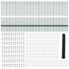 vidaXL Recinzione con Posto Verde 1 x 100 m Acciaio e PVC
