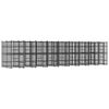 vidaXL Gabbia per Cani da Esterno in Acciaio 16,59 m&sup2;