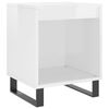 vidaXL Comodini 2pz Bianco Lucido 40x35x50 cm in Legno Multistrato