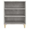 vidaXL Credenza Grigio Cemento 57x35x70 cm in Legno Multistrato