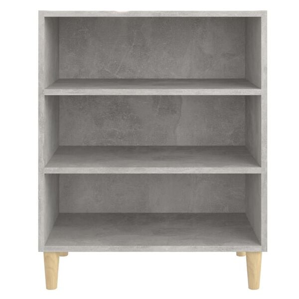 vidaXL Credenza Grigio Cemento 57x35x70 cm in Legno Multistrato