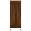 vidaXL Credenza Rovere Marrone 34,5x34x90 cm in Legno Multistrato