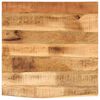 vidaXL Piano Tavolo 40x40x2,5 cm Bordi Vivi Legno di Mango Grezzo