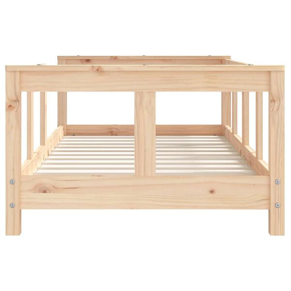 vidaXL Giroletto per Bambini 70x140 cm in Legno Massello di Pino