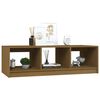 vidaXL Tavolino da Salotto ambra 110x50x34 cm Legno Massello di Pino