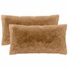vidaXL Cuscino con cuscino HEERLEN 6 pz Tortora Fleece PV