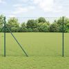 vidaXL Recinzione Esagonale Verde 1.6 x 10 m Acciaio