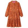 vidaXL Abito da Bambina Cognac 140