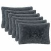 vidaXL Cuscino con cuscino HEERLEN 6 pz Antracite Fleece PV
