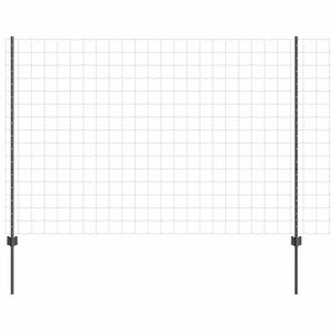 vidaXL Recinzione Euro con palo 10 x 1,6 m Acciaio rivestito in PVC