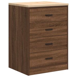 vidaXL Armadietto per Garage in Rovere Marrone 60x51x85 cm