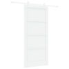 vidaXL Porta scorrevole 93 x 202 cm Legno ingegnerizzato Bianco