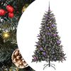 vidaXL Albero di Natale artificiale con 150 LED Verde 150 cm