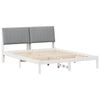 vidaXL Struttura del letto Bianco 150 x 200 cm Pino massello
