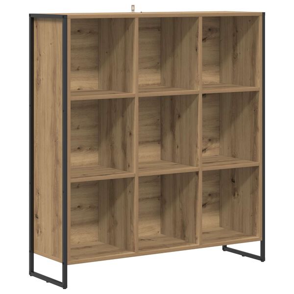vidaXL Armadio per Libri Rovere Artigianale 99.5 x 30 x 108.5 cm