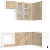 vidaXL Unit&agrave; Cucina LYON 8 pz Rovere Sonoma Legno ingegnerizzato
