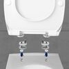 CORNAT Tavoletta WC Chiusura Ammortizzata PREMIUM 5 Duroplast Bianco
