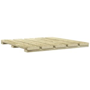 vidaXL Piastrella per Decking 12 pz Verde 50 x 50 cm