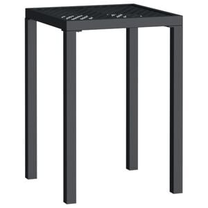 vidaXL Tavolo da Giardino Antracite 50x50x72 cm Acciaio