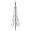 vidaXL Albero di Natale a spirale LED con picchetto EKENAS 250 cm