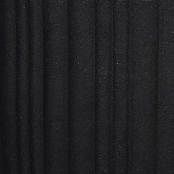 Capi Vaso Urban Tube a Cono 40x40 cm Nero KBLT801